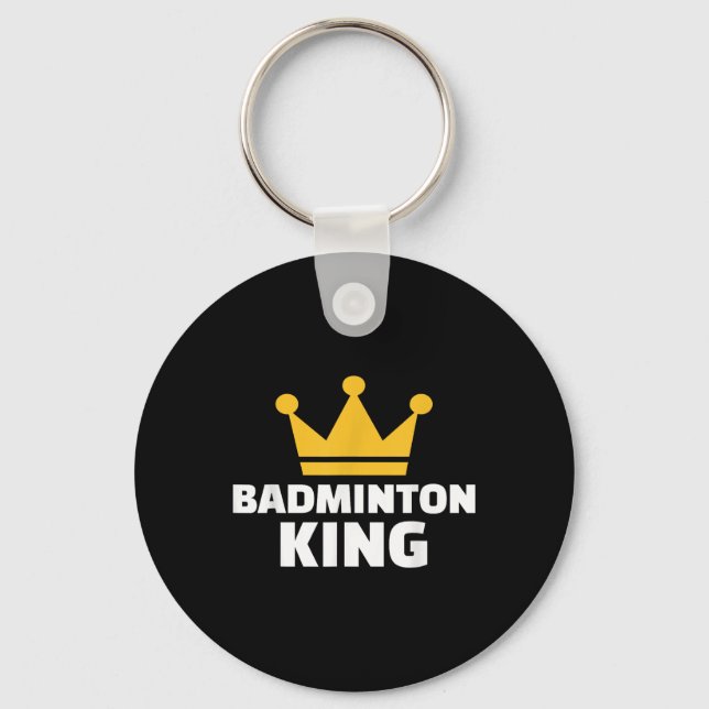 Badminton Kung Nyckelring (Framsida)