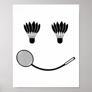 Badminton Leende Kärlek Lag Spelare Tränare  Poster