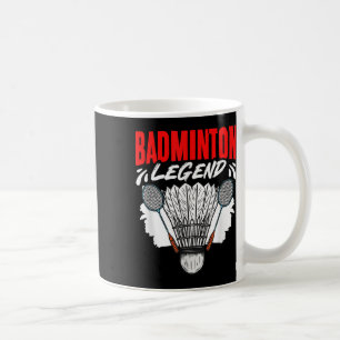 Badminton Legend Shuttle Sport Hobby Badminton Pla Kaffemugg