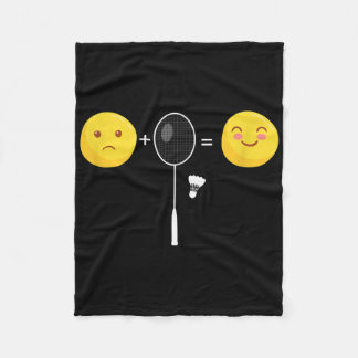 Badminton Lycklig Team Player Coach Funny Shutt Fleecefilt