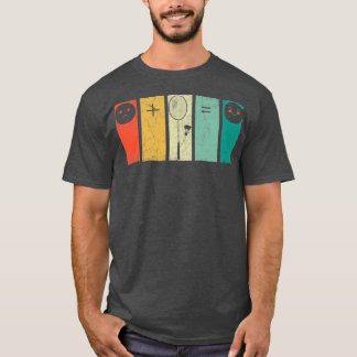 Badminton Lycklig Team Player Coach Funny T Shirt