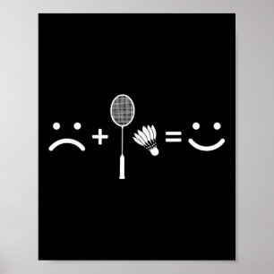 Badminton Lycklig Team Player Coach Poster