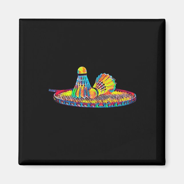 Badminton Magnet (Framsidan)