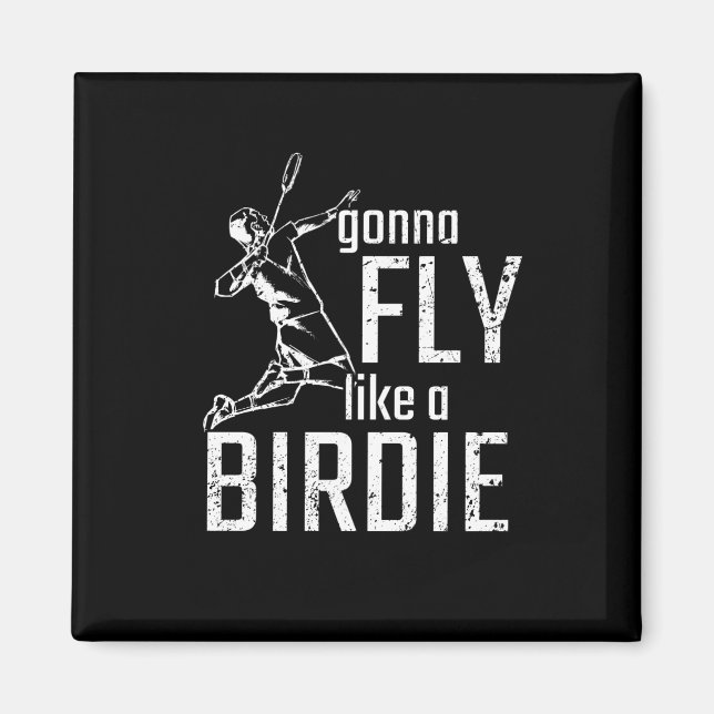 Badminton Magnet (Framsidan)