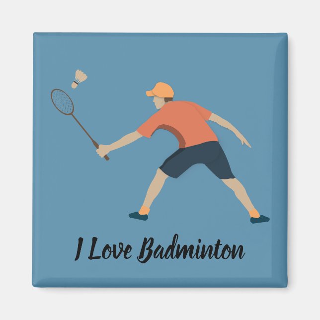 Badminton Magnet (Framsidan)