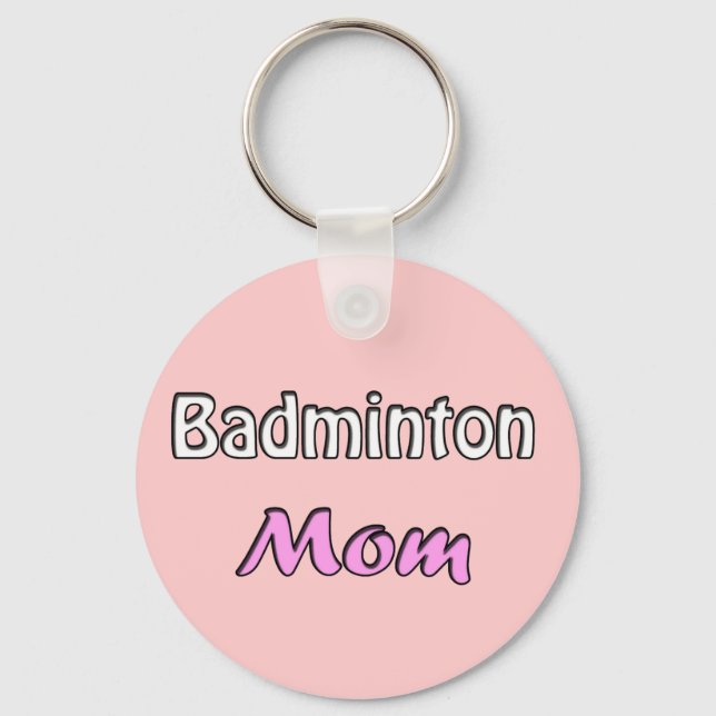Badminton Mamma Nyckelring (Framsida)