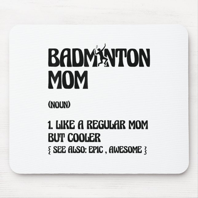 Badminton Mamma Player Shuttle Musmatta (Framsidan)