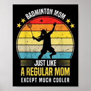 Badminton-mamma Roligt Badminton-älskare säger Poster