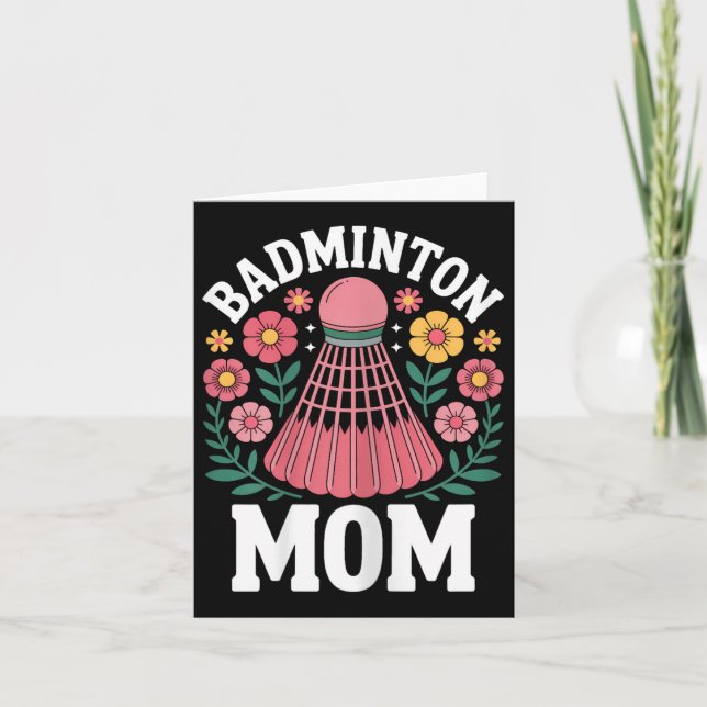 Badminton Mamma Shuttle Funny Badminton Kort (Framsida)