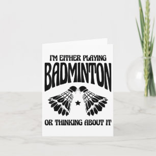 Badminton Mamma Shuttle Rackethjälp Kort