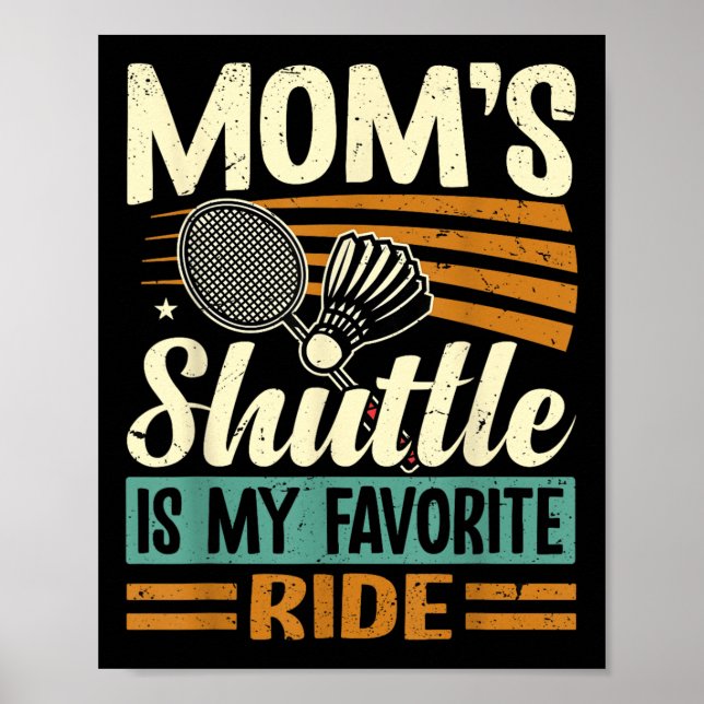 Badminton Mammor Shuttle - Children Loving Mor Poster (Framsidan)