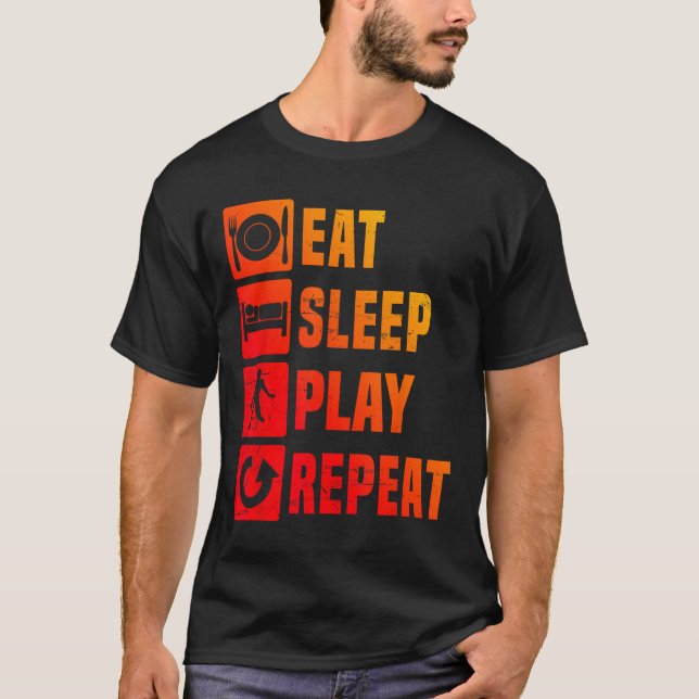 Badminton Manar Badminton Player Squash Shuttle T Shirt (Framsida)