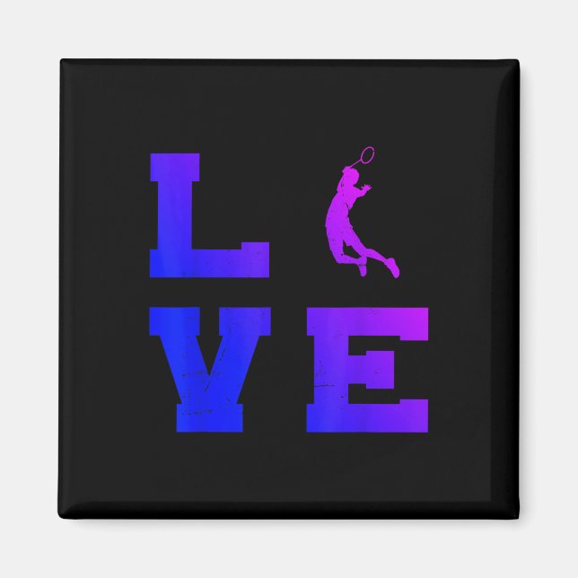 Badminton Manar Womens Badminton Player Shuttle Magnet (Framsidan)