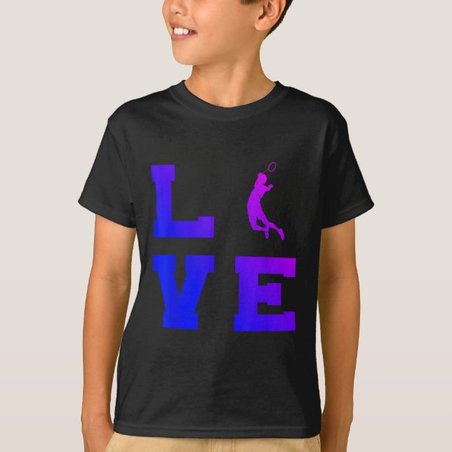 Badminton Manar Womens Badminton Player Shuttle T Shirt (Framsida)