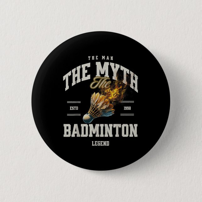 Badminton Mannen Myten Badmintonlegenden Sh Knapp (Framsida)