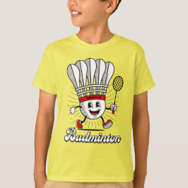 Badminton Mascot Classic T Shirt