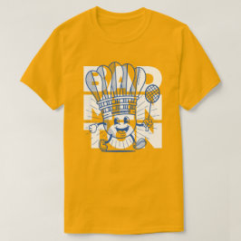 Badminton Mascot OVERPRINT T Shirt