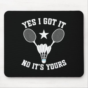 Badminton Match Shuttle Fick Det Badminton Spelare Musmatta