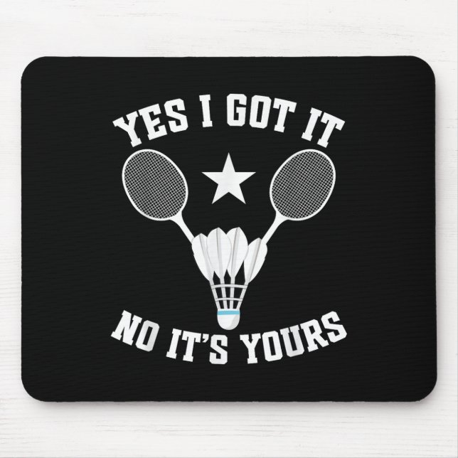 Badminton Match Shuttle Got It Badminton Player  Musmatta (Framsidan)