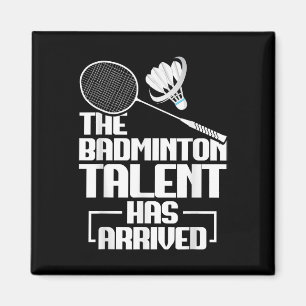 Badminton Match Talang Shuttle Spelare Badminton Magnet