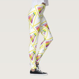 Badminton Mönster - Sommarlaggings - skyttel Leggings