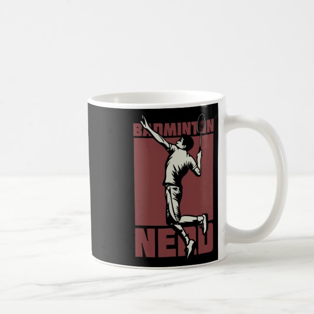 Badminton Nerd Shuttle Kaffemugg (Höger)