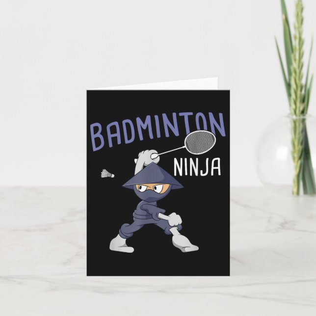 Badminton Ninja Kids Shuttle Boy Badminton Kort (Framsida)