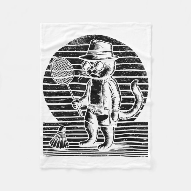 Badminton Ninja Shuttle  Fleecefilt (Framsidan)