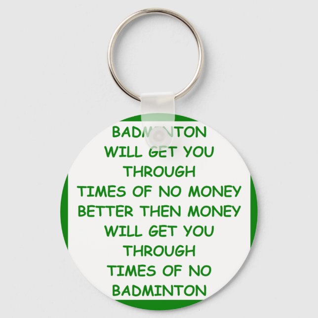 BADMINTON NYCKELRING (Framsida)