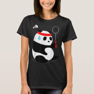 Badminton Panda - att bli omedgörlig T Shirt