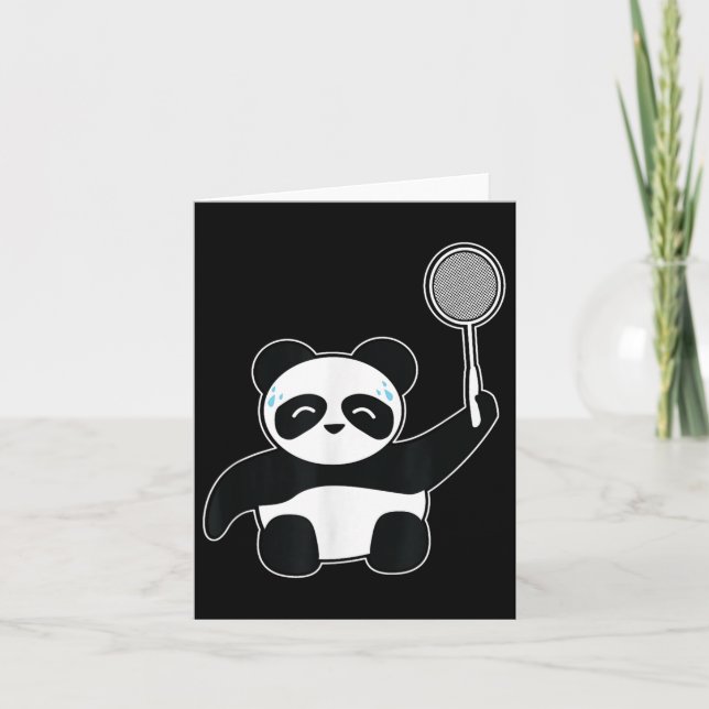 Badminton Panda Komma Sweaty Kort (Framsida)