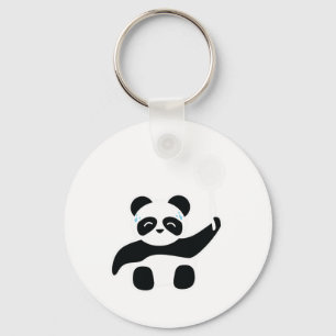 Badminton Panda Komma Sweaty Nyckelring
