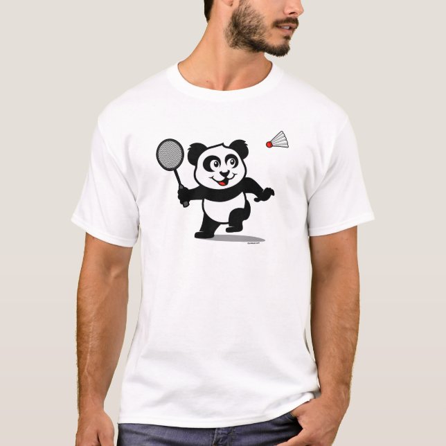 Badminton Panda Tröja (Framsida)