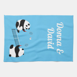Badminton Pandas Sports Towel Kökshandduk