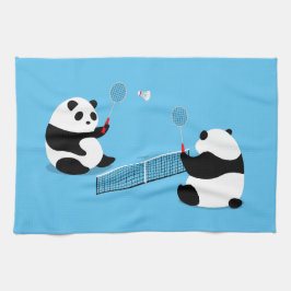 Badminton Pandas Sports Towel Kökshandduk