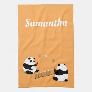 Badminton Pandas Sports Towel Kökshandduk