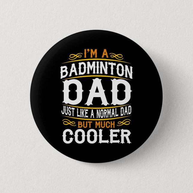 Badminton Pappa Knapp (Framsida)