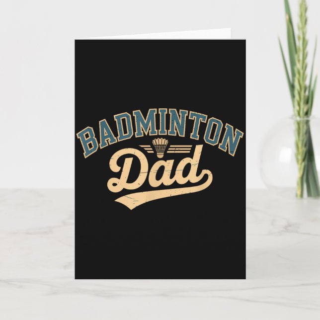 Badminton Pappa  Kort (Framsida)
