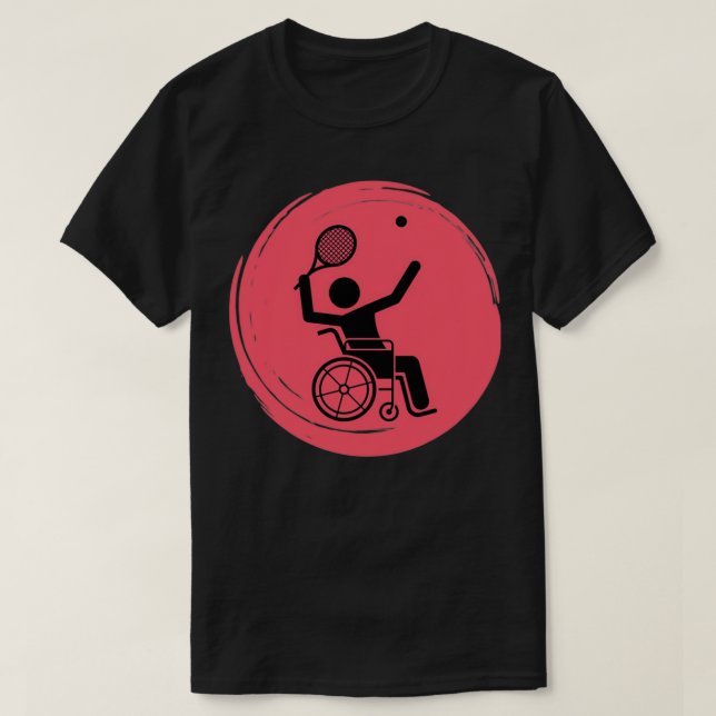 Badminton Paralympic Games T 1 T Shirt (Design framsida)