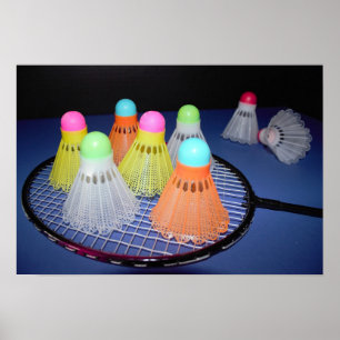 Badminton Photo Poster