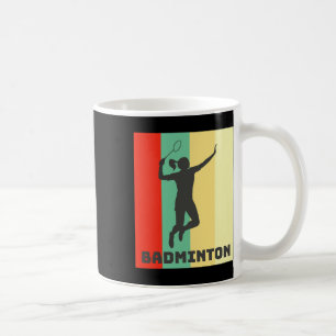 Badminton Player Badminton Älskare Kaffemugg