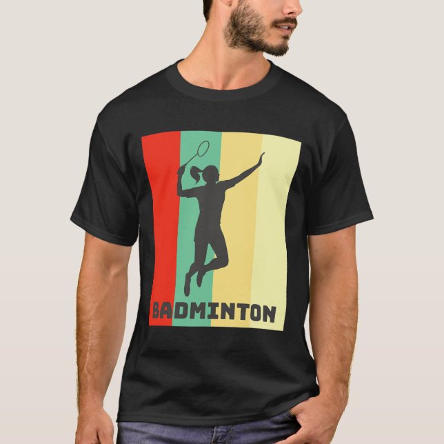 Badminton Player Badminton Älskare T Shirt (Framsida)