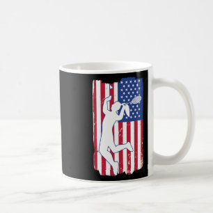 Badminton Player Badminton Usa Team Coach American Kaffemugg