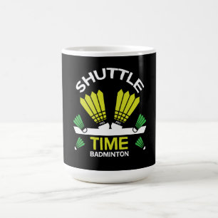 Badminton Player Battledore Sports Magisk Mugg