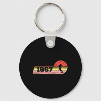 Badminton-player Born 1967 Birthday Vintage Kvinno Nyckelring