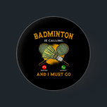 Badminton Player Game Racquet Älskare Sportsman At Knapp<br><div class="desc">Badminton Player Game Racquet Älskare Sportsman Idrottsman</div>