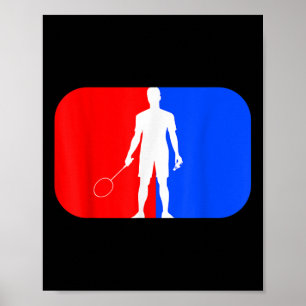 Badminton Player Kids Manar Women Smash Birdie Poster