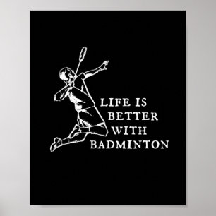 Badminton Player-presentationer Poster