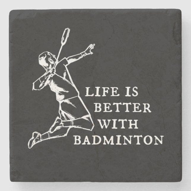 Badminton Player-presentationer Stenunderlägg (Framsidan)