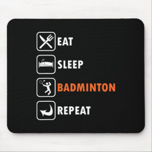 Badminton Player Racket Shuttle Idrottsman Eat-vil Musmatta